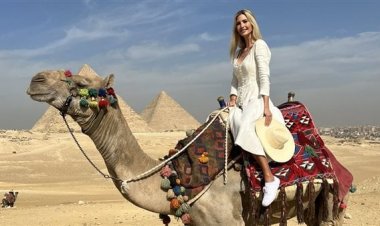 Ivanka Trump surprise egyptians with her pictures in the pyramids