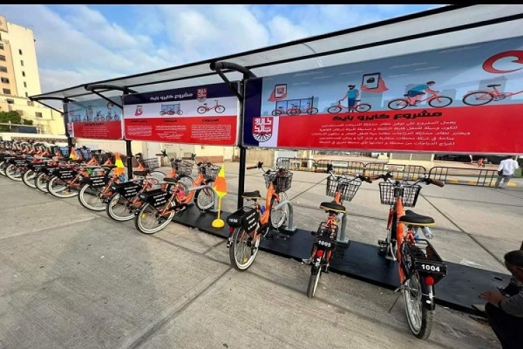 In conjunction with the Climate Summit, the opening of the Cairo Bike project