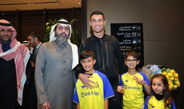 «Hello Ronaldo».. A big celebration of Ronaldo's arrival to Saudi Arabia