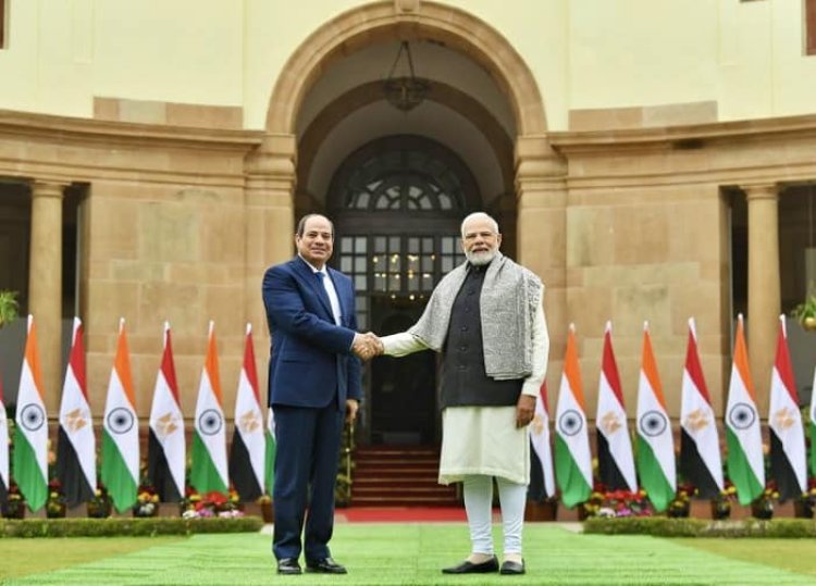 $7.5 billion volume of trade exchange between Egypt and India