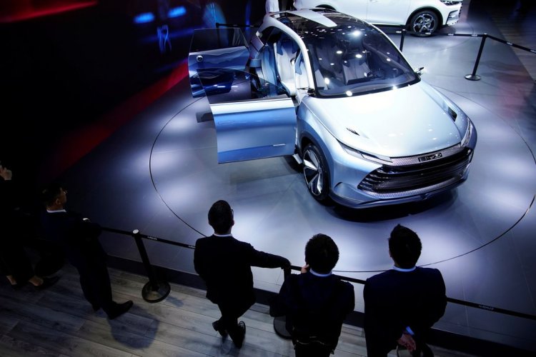 China leads the global electric car market