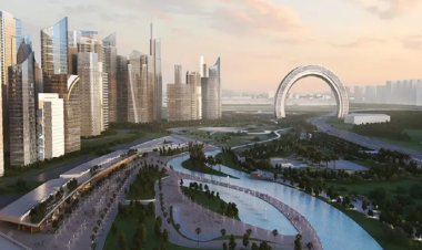 The borders of the new administrative capital and the transportation leading to it