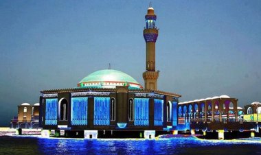 55 million dirhams..The first floating mosque in the world was built at a huge cost