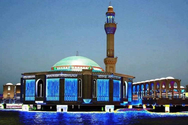 55 million dirhams..The first floating mosque in the world was built at ...